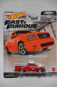 Hot Wheels FAST & FURIOUS ’99 Ford F-150 SVT Lightning #1/5★HW ホットウィール フォード ライトニング Pickup ピックアップ