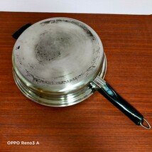 amway QUEEN アムウェイ クイーン 大 フライパン　片手鍋　STAINLESS　made　in　USA　ガスのみ　24cm　_画像4