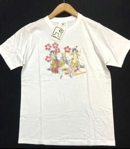 SHOW BY ROCK!! ★小さなロマンス(S)トライクロニカ 立体プリント Tシャツ/白 未使用