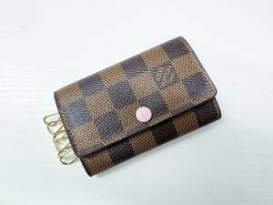 Красота Louis Vuitton Louis Vuitton Damier Mulltikure 6 розовая балериновая корпус N41624