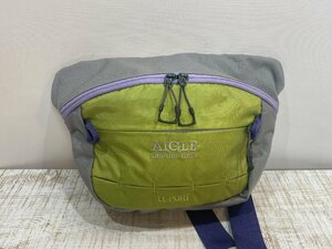 エーグル AIGLE ウエストバッグ　ショルダーバッグ【L's/イエロー/Ｓランク】a3A