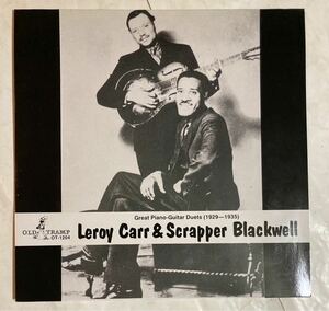 LP 87年 オランダ盤 Leroy Carr & Scrapper Blackwell Great Piano-Guitar Duets 1929-1935 OT1204