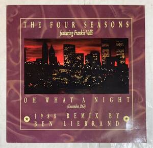 12' 88年 ドイツ盤 The Four Seasons Oh What A Night BC 12-2139-40