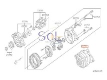 スバル インプレッサ(GE2 GE3 GE6 GE7 GH2 GH3 GH6 GH7 GH8) オルタネーター ダイナモ 23700AA440 コア返却不要 出荷締切18時_画像2