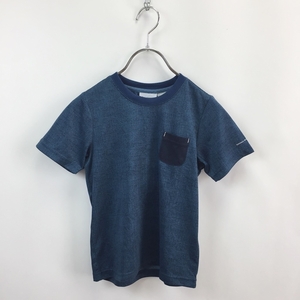 Columbia/コロンビア アウトドア Ｔシャツ ネイビー 紺 キッズ XS　アウトドアキャンプ