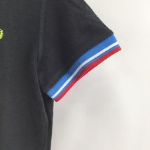 定番古着★FRED PERRY/フレッドペリー ポロシャツ 半袖 ロゴマーク ブラック 黒 コットン100％ サイズUSA6 レディース_画像7