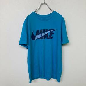 NIKE/ナイキ 半袖 Tシャツ サッカー ブルー 水色 メンズ M