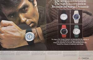 稀少・時計広告！1969年オメガ 時計広告/Omega Dynamic Watch/W