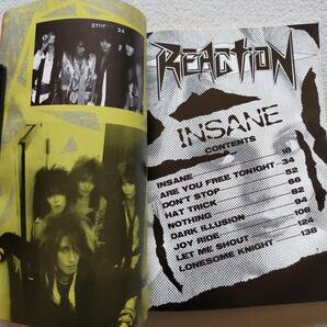 【送料無料/即決】REACTION リアクション INSANE バンドスコア 楽譜    (M-0056-0879)の画像3