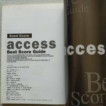 【送料無料/即決】access Best Score Guide アクセス 浅倉大介 貴水博之 バンドスコア 楽譜　　　(M-9990-0913)_画像4