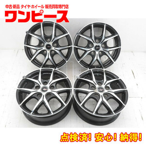 中古アルミホイール 4本セット 15インチ 15x6J +53 5穴 PCD114.3 FENCER 送料無料（沖縄、離島除く）a16538