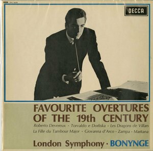 英DECCA SXL6235リチャード・ボニング FAVOURITE OVERTURES OF THE 19th CENTURY＊＊＊