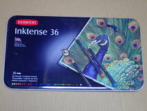 インクテンス ペンシル 36色セット ダーウェント メタルケース 水彩 色鉛筆 DERWENT Inktense 36_画像1