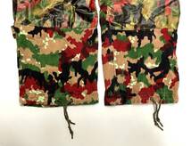 Swiss army Alpen Camoflauge Mountain pants スイス軍 アルペンカモ サスペンダー付き カーゴ パンツ ビンテージ_画像7