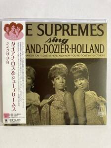 THE SUPREMES ダイアナ・ロス & シュープリームス ／ Sing Holland-Dozier-Holland シング H-D-H 紙ジャケット