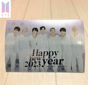 BTS ビーティーエス Happy new year 2013 for ARMY from BTS POSTCARD ポストカード ジャパン オフィシャル ファンクラブ限定品　非売品