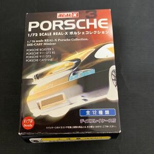 食玩 ポルシェ コレクション REAL-X PORSCHE 911 GT3 RS ミニカー ディスプレイケース付　K294