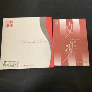 カード セット 宝塚歌劇 シリーズ Tカード 文楽 パスネット SFメトロカード　K469