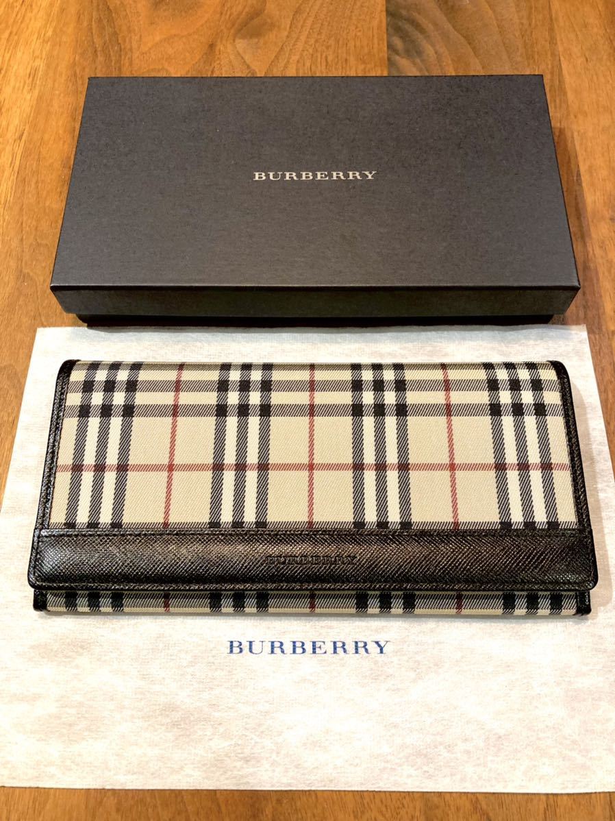 新商品 ✨未使用展示品✨ BURBERRY ✨未使用展示品✨ 長財布 ノバ 
