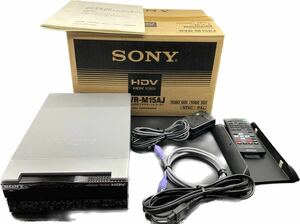 SONY　業務用　HDVレコーダー　HVR-M15AJ　ソニー　プログレッシブ　VTR HDV レコーダー　美品　希少　レア　ビデオ　カセット