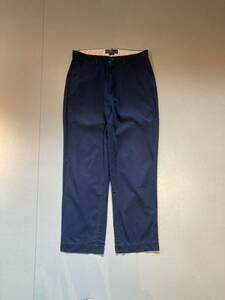 90s polo Ralph Lauren polo chino 32×30 90年代 ポロラルフローレン ポロチノ ノータック チノパン 紺