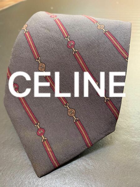 3月中のみ200円オフ【CELINE】セリーヌ 中古ネクタイ