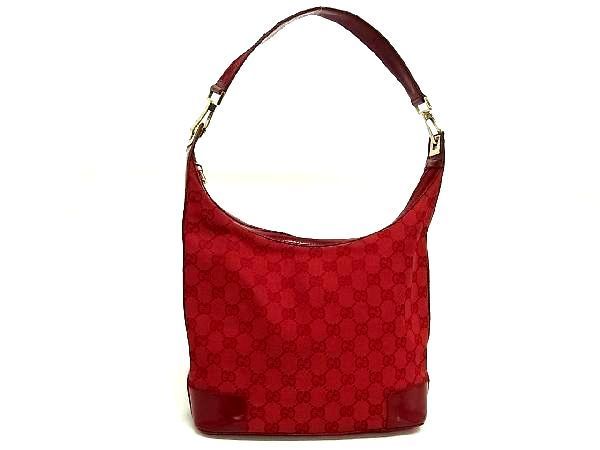 希少】GUCCIグッチインターロッキングパテントレザーショルダーバッグ