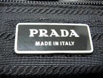 ■極美品■ PRADA プラダ テスートナイロン トートバッグ ショルダーバッグ 肩掛けかばん レディース ブラック系 AG2181アZ_画像10