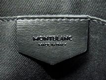 ■新品■未使用■ MONTBLANC モンブラン サルトリアル スモール エンベロップ レザー ショルダーバッグ 斜め掛け ブラック系 AF5644ケZ_画像10