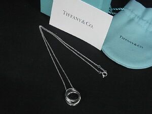 ■新品■未使用■ TIFFANY&Co. ティファニー 1837 インターロッキングサークル SV925 ネックレス アクセサリー シルバー系 AH2424アZ