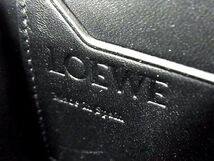 ■極美品■ LOEWE ロエベ アナグラム マルチファンクショナルケース レザー ショルダーバッグ クロスボディ ブラック系 AH5787NZ_画像9