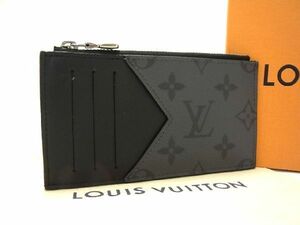 ■新品同様■ LOUIS VUITTON ルイヴィトン M30271 モノグラムエクリプス フラグメントケース カードケース ブラック系 AJ2174アZ