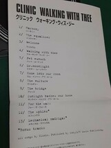 CLINIC　クリニック◆『ウォーキング・ウィズ・ジー』日本盤CDユーズド品_画像3