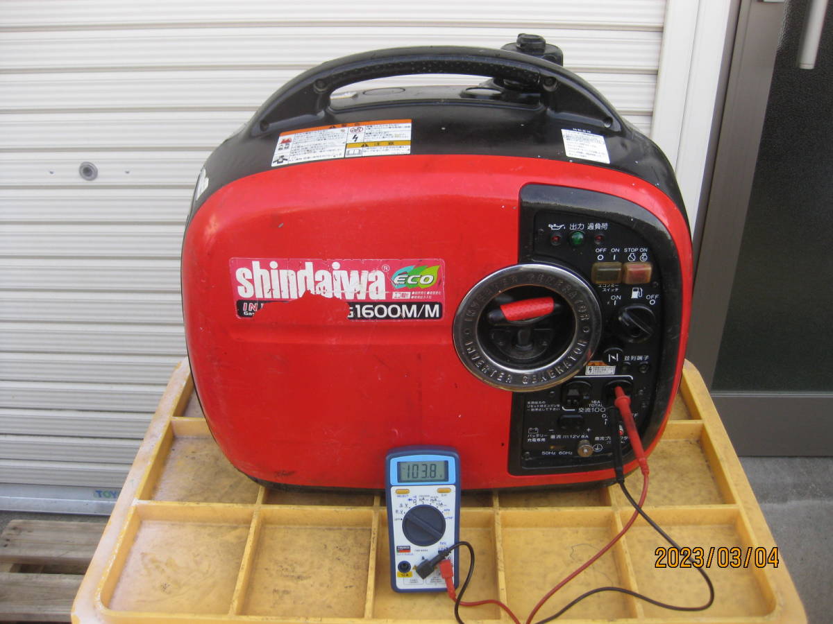 ヤフオク! -「新ダイワ発電機ieg1600m」の落札相場・落札価格