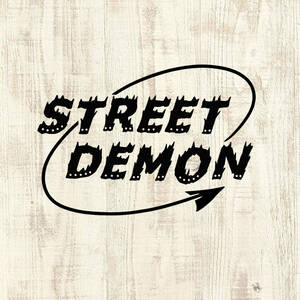 ■ STREET DEMON Tシャツ■XLサイズ（ホワイトxブラック）アメリカ　アメ車　DODGE DEMON MOPAR モパ－　デーモン