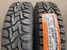 TOYO オープンカントリーR/T ホワイトレター ウェッズ VICENTE 14インチ 5J+43 4-114.3 165/80R14 97/95N LT NV200 バネット デリカD:3_画像6