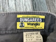 〈レターパック発送〉WRANGLER ラングラー メンズ 日本製 コットン ストレートパンツ 33 グレー_画像2