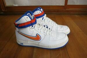 ★☆Nike Air Force 1 Low White　ナイキ　エアフォース　ロー　ホワイト　スポーツ NBA白青オレンジ　AV3938-100　29㎝　B12☆★