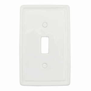  Blanc ka american type switch plate single ceramic 