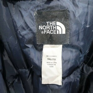 ■ THE NORTH FACE ノースフェイス マクマードジャケット ダウン アウトドア キャンプ ブラック (5XL) 大きいサイズ 中古 古着 M2331の画像8