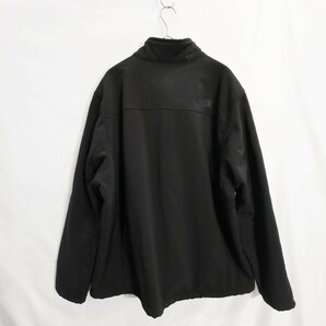 ■ THE NORTH FACE ノースフェイス ソフトシェルジャケット アウトドア ウィンターウェア キャンプ ブラック (XXL) 中古 古着 L9913の画像2