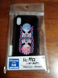 Re: Zero from beginning . unusual world life Lem & Ram TPU bumper iPhone case X/XS