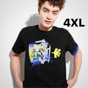 ユニクロ　スプラトゥーン3 UT メンズ　Tシャツ　ブラック　4XL 新品未使用　タグ付き