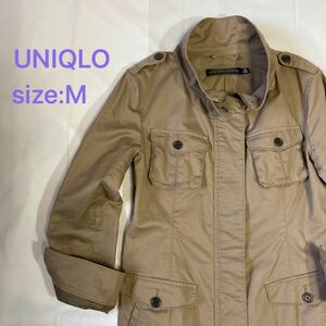 【M】UNIQLO ユニクロ ミリタリージャケット ジャンパー 羽織り Mサイズ