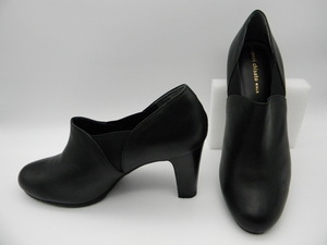 **[ tsumori chisato walk ]* black. leather bootie (25.5cm) leather shoes pumps boots Tsumori Chisato 