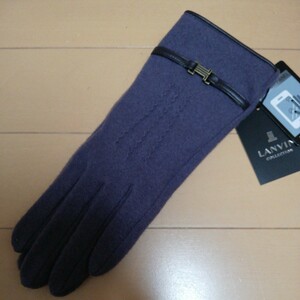 ◆ ランバン LANVIN ◆ 紫色 手袋
