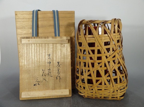 竹編花籠の値段と価格推移は?|32件の売買情報を集計した竹編花籠の