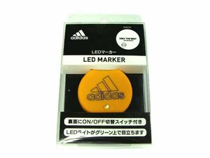 adidas アディダス ゴルフ シリコン LED マーカー オレンジ ◆新品未使用品◆アウトレット◆