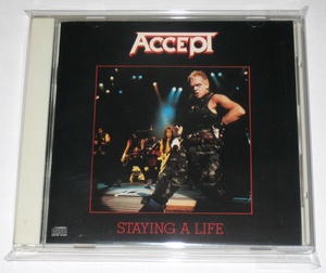 Accept (アクセプト) Staying A Life [アメリカ盤CD]