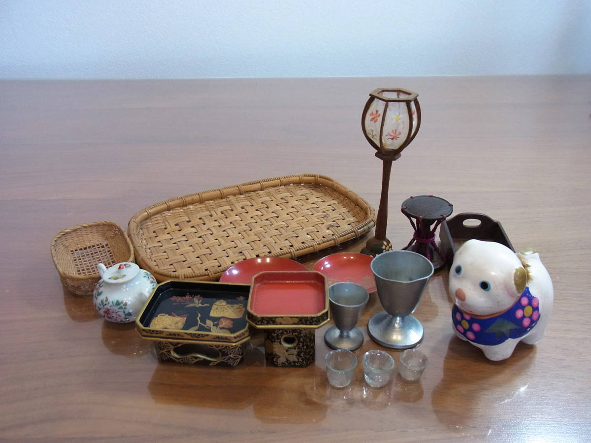 美品】 野だて 煎茶道具 細工箱入り 雛道具 雛まつり 雛飾り 染め付け